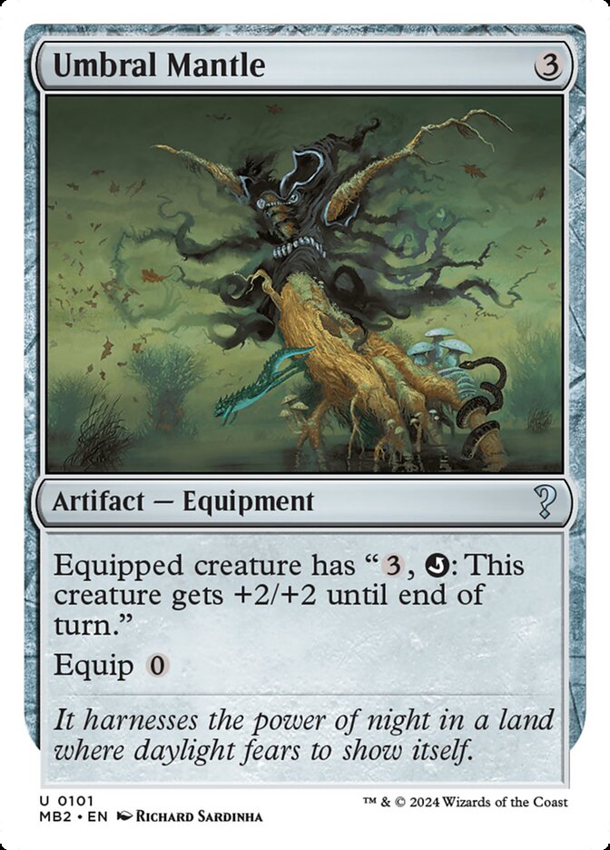 Umbral Mantle, Mystery Booster 2 Card Art