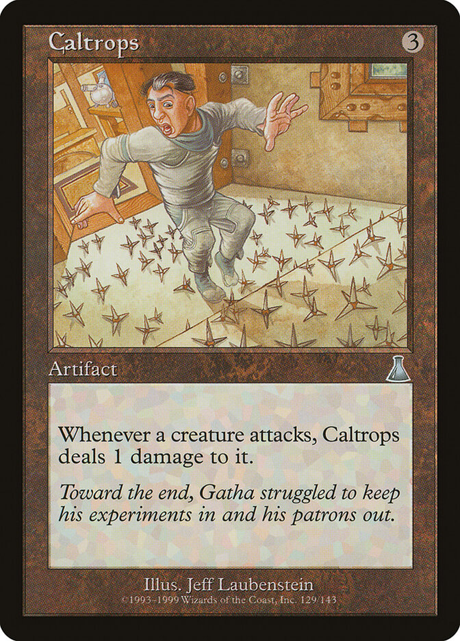 Caltrops, Urza'S Destiny Card Art