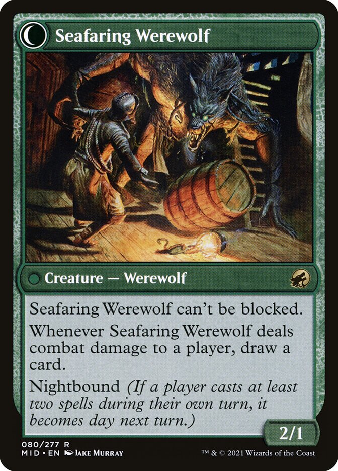 Suspicious Stowaway // Seafaring Werewolf - Foil