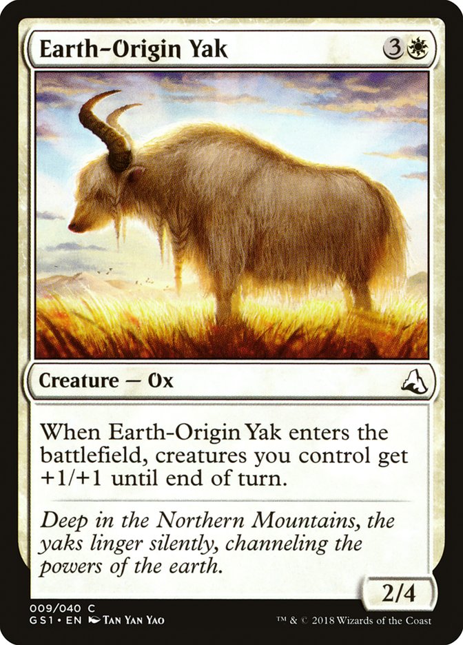 Earth-Origin Yak, Global Series Jiang Yanggu &amp; Mu Yanling Card Art