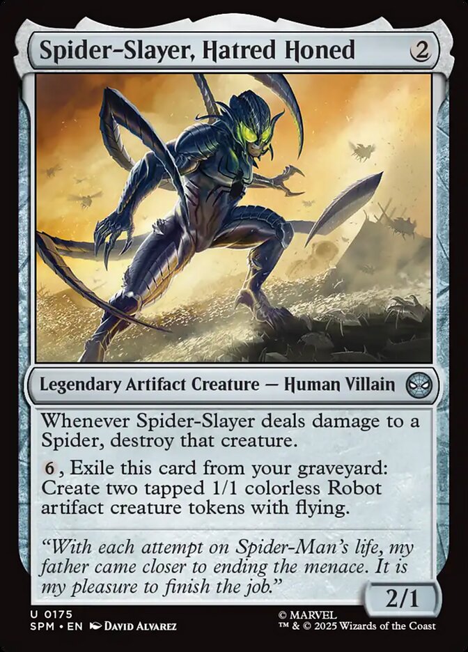 Spider-Slayer, Hatred Honed, Marvel&