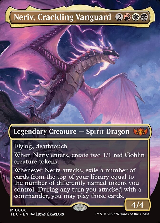 Neriv, Crackling Vanguard, Tarkir: dragonstorm commander Card Art