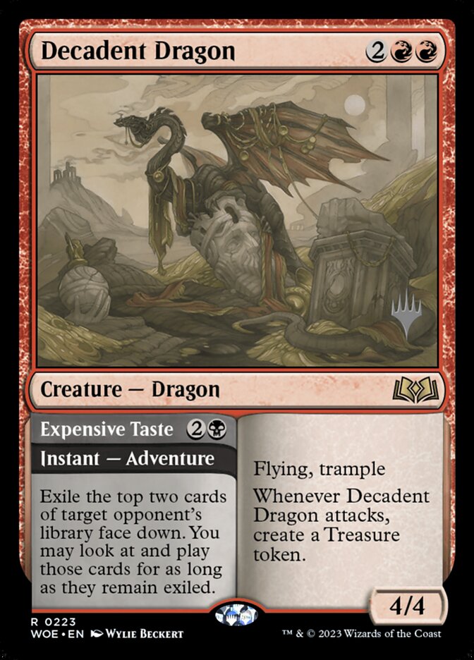 Decadent Dragon // Expensive Taste - Foil