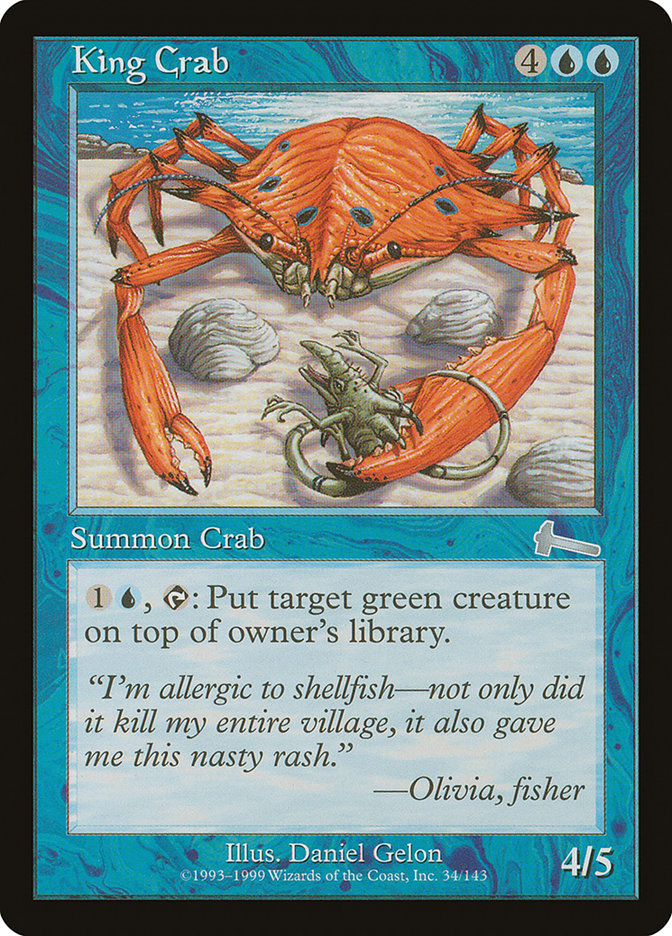 King Crab, Urza&