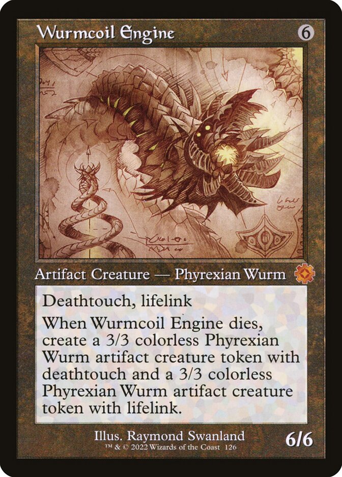 Wurmcoil Engine, The Brothers' War Retro Artifacts Card Art