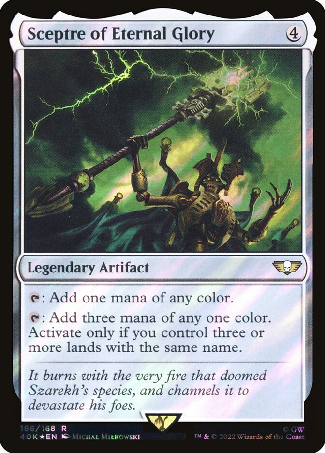 Sceptre of Eternal Glory, Warhammer 40,000 Commander Card Art