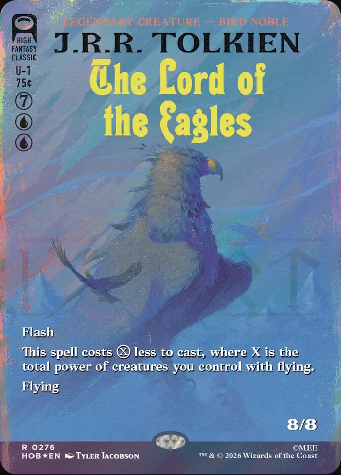The Lord of the Eagles, The Hobbit Card Art