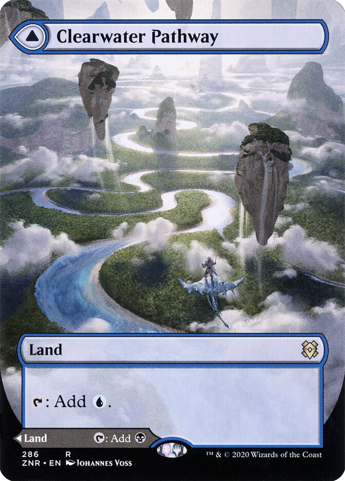 Clearwater Pathway // Murkwater Pathway, Zendikar Rising Card Art