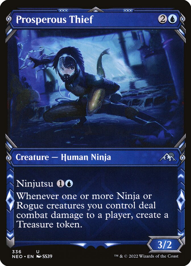 Prosperous Thief, Kamigawa: neon dynasty Card Art