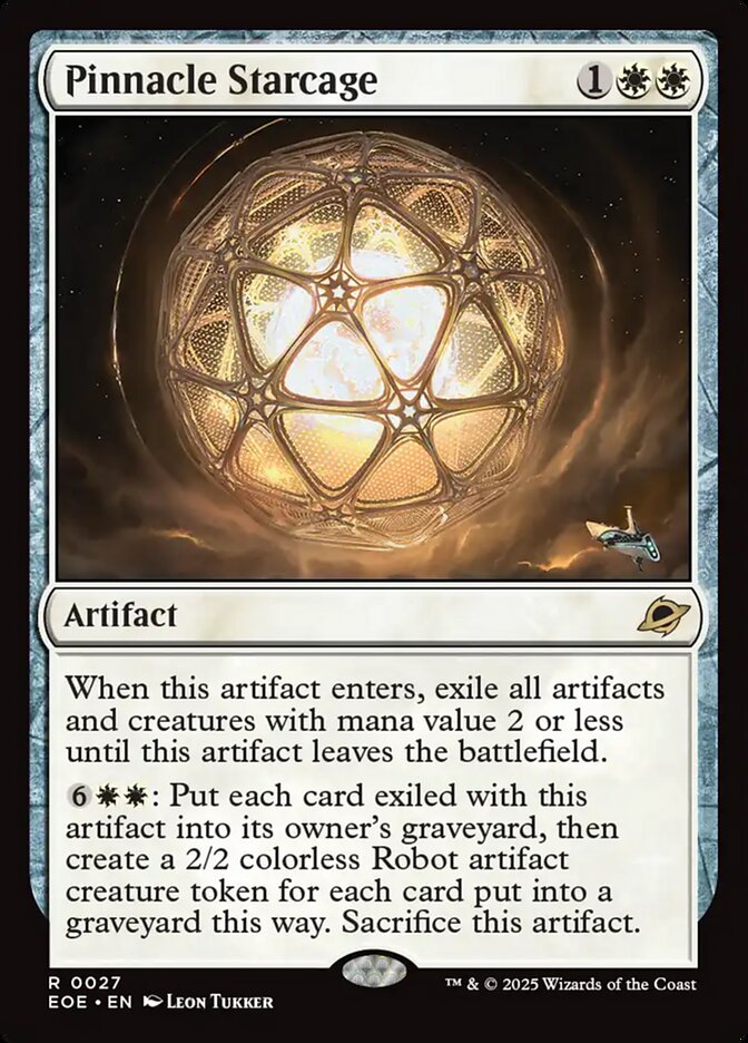 Pinnacle Starcage, Edge of eternities Card Art