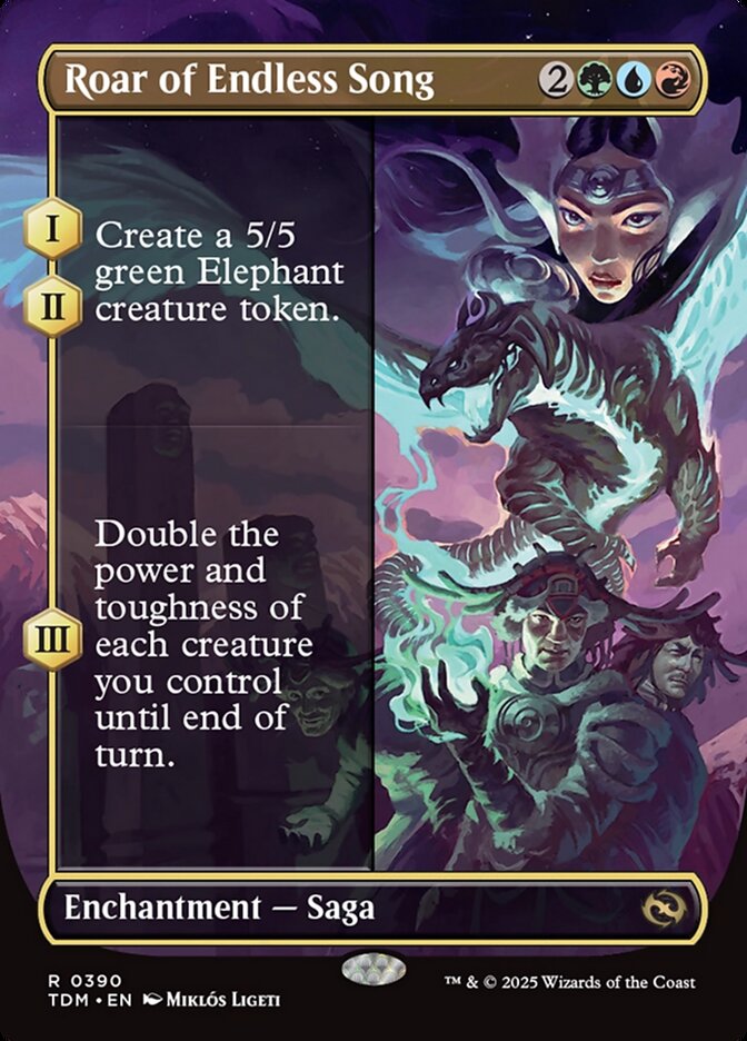 Roar of Endless Song, Tarkir: Dragonstorm Card Art