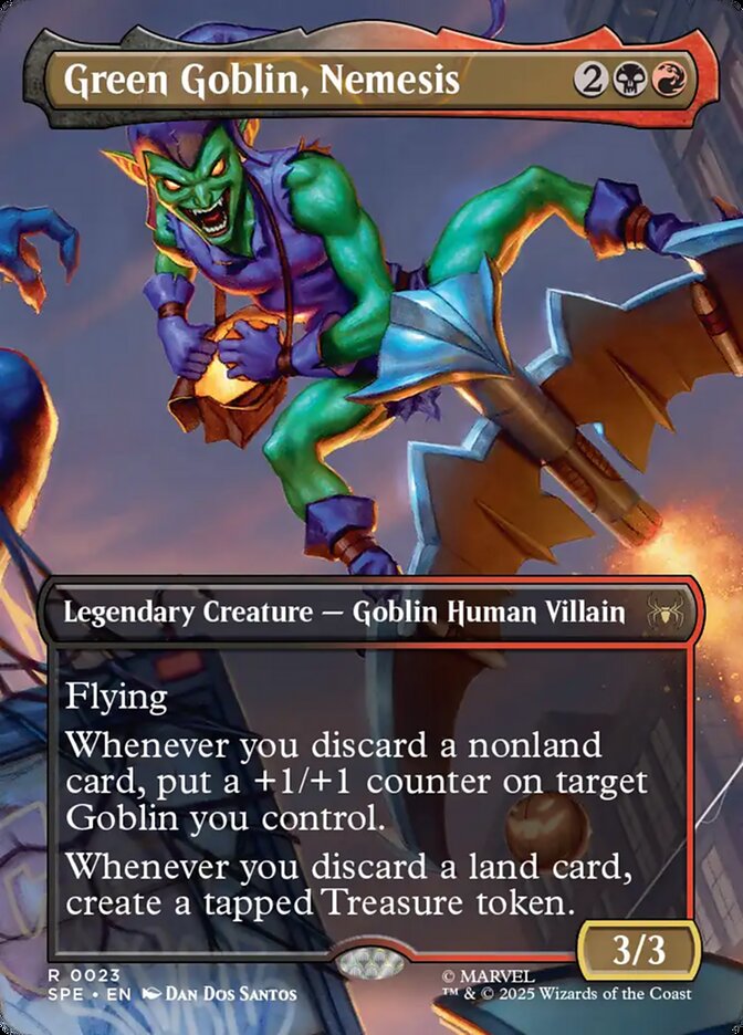 Green Goblin, Nemesis, Marvel&