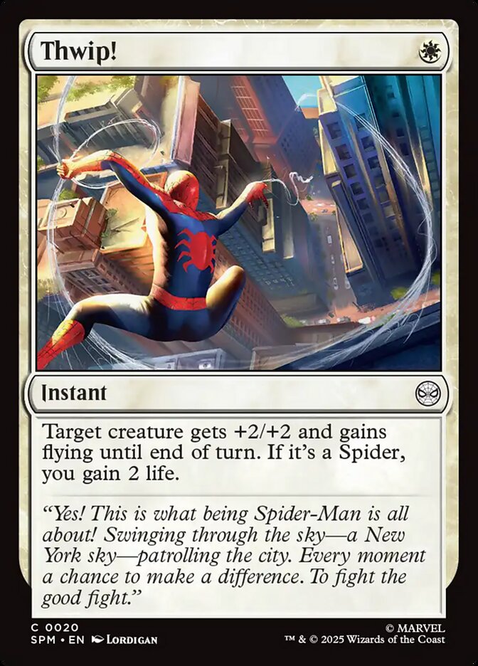 Thwip!, Marvel'S Spider-Man Card Art