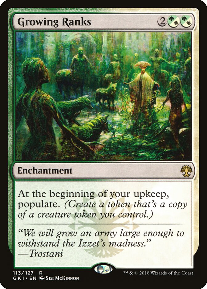 Growing Ranks, Grn Guild Kit Card Art