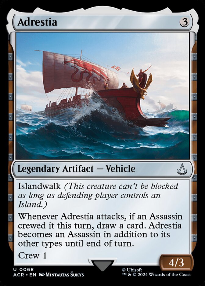 Adrestia, Assassin's creed Card Art