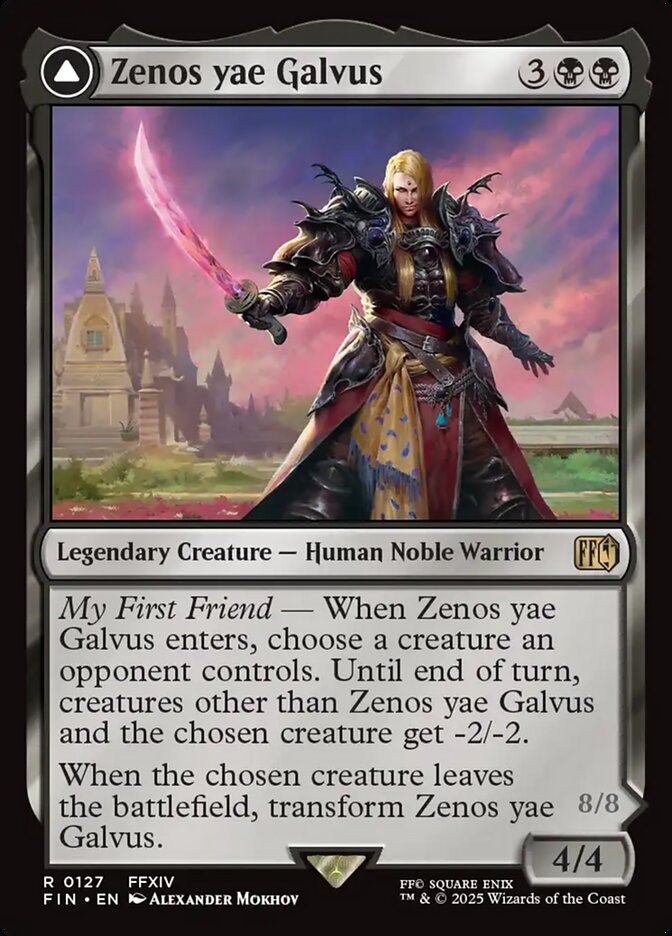 Zenos yae Galvus // Shinryu, Transcendent Rival, Final Fantasy Card Art