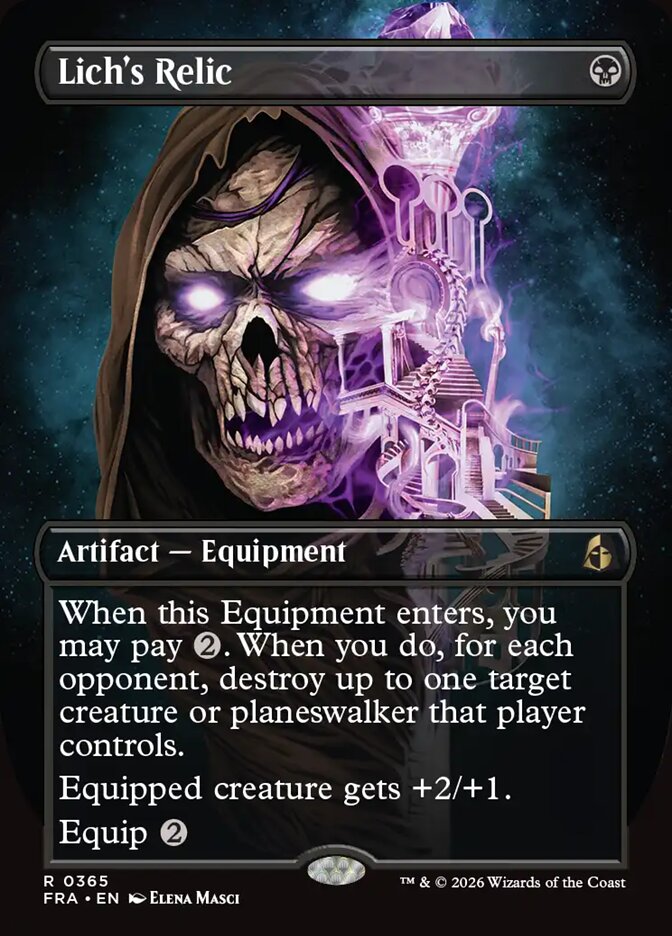 Lich's Relic, Reality Fracture Card Art