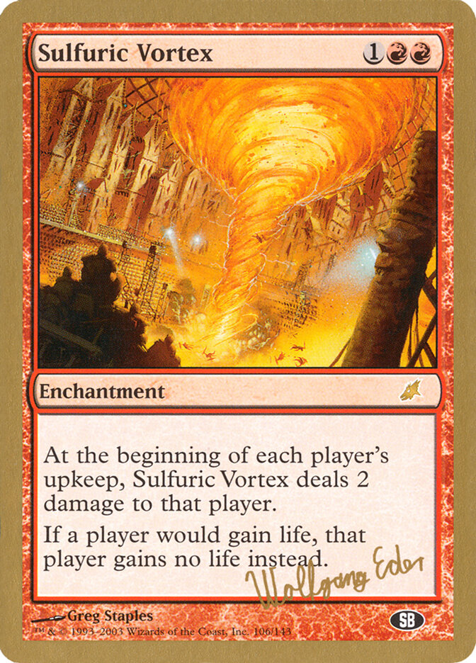 Sulfuric Vortex, World Championship Decks 2003 Card Art
