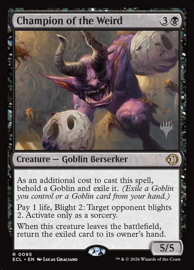 Champion of the Weird, Lorwyn Eclipsed Promos Card Art