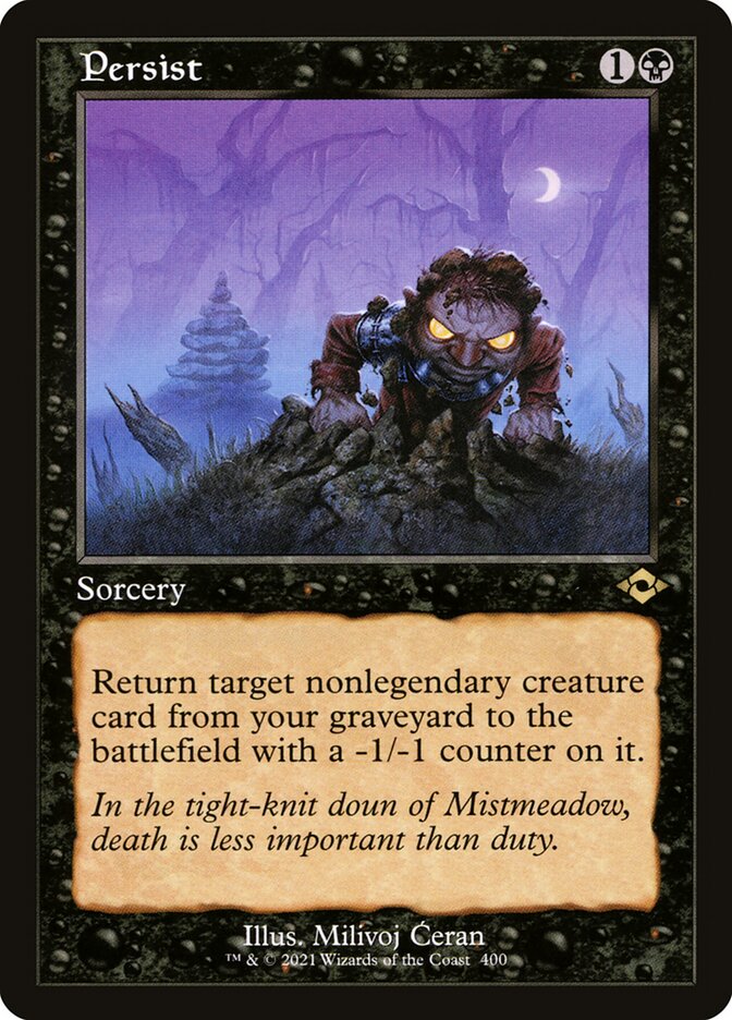 Persist, Modern horizons 2 Card Art