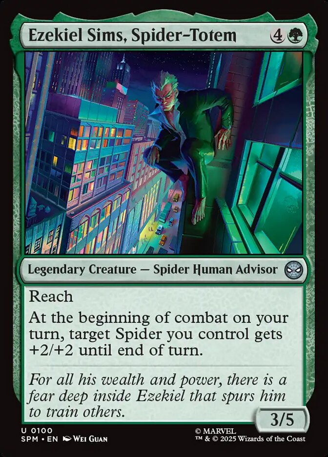 Ezekiel Sims, Spider-Totem, Marvel&