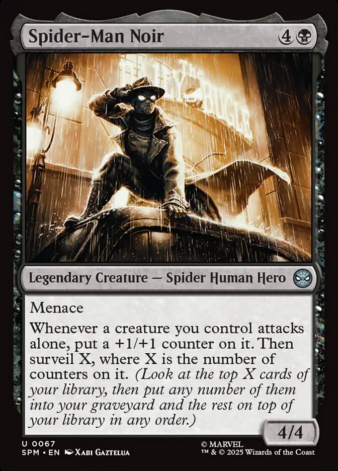 Spider-Man Noir, Marvel&