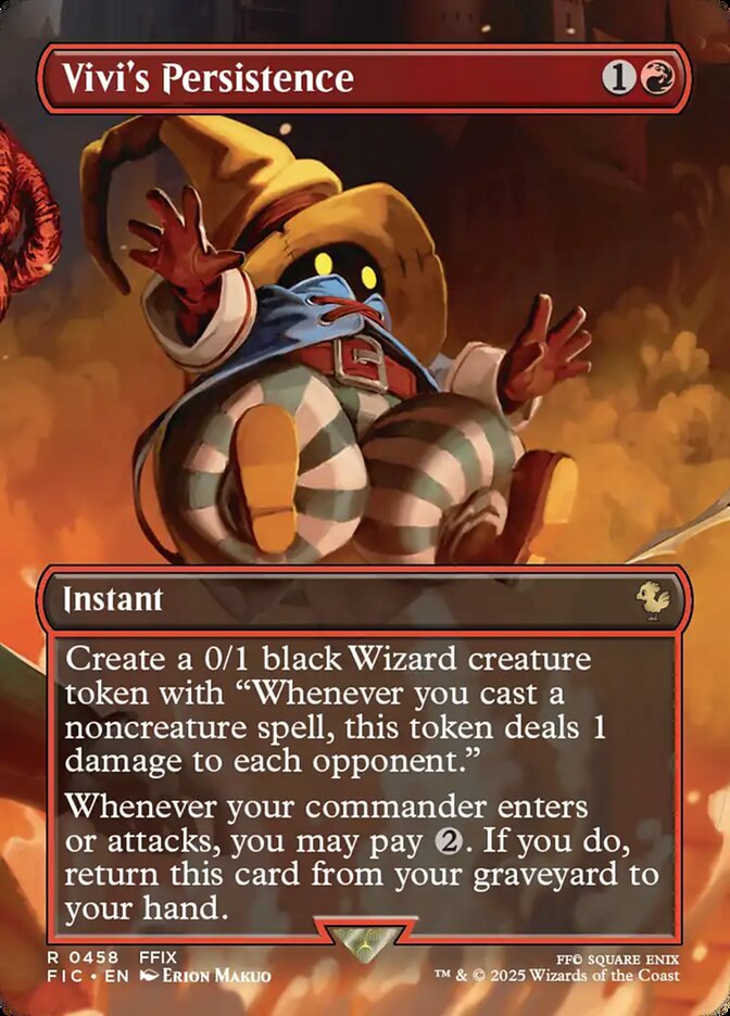 Vivi's Persistence, Final Fantasy Commander Card Art