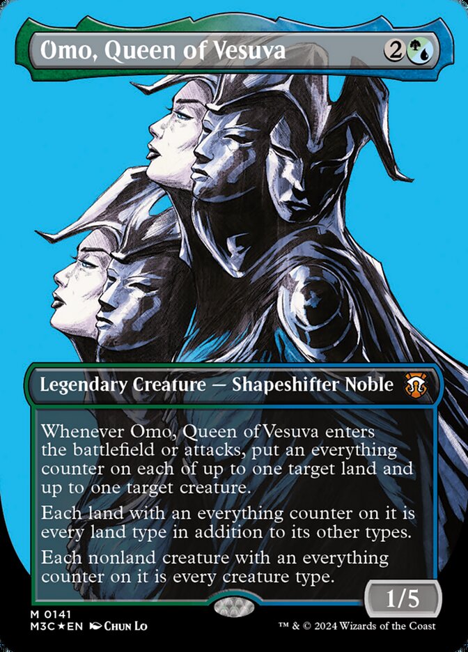 Omo, Queen of Vesuva, Modern Horizons 3 Commander Card Art