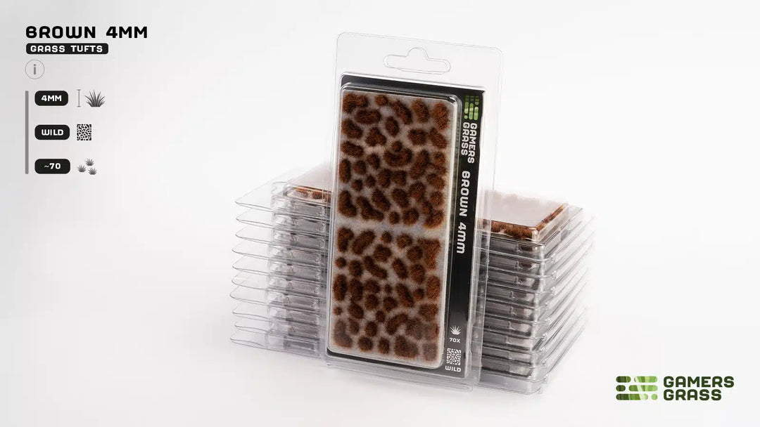Gamers Grass - Grass Tufts - Brown 4mm