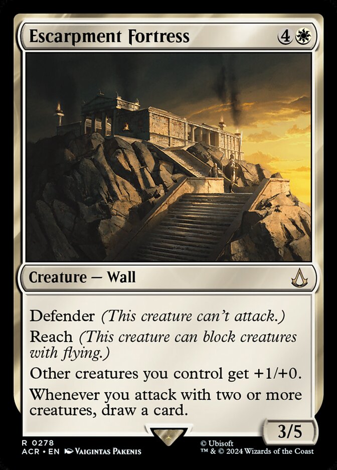 Escarpment Fortress, Assassin&