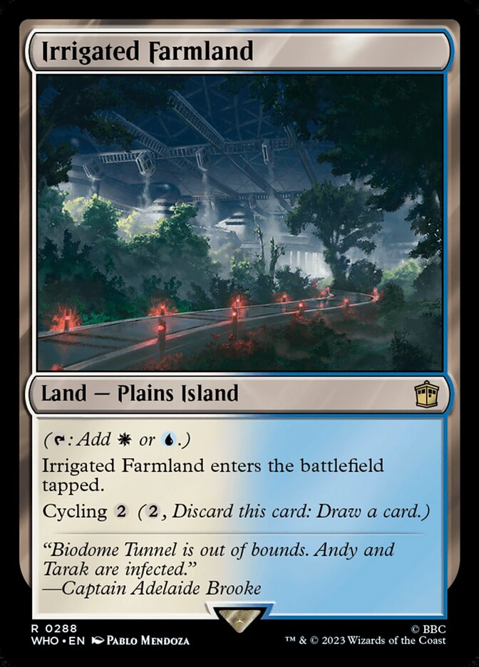 Irrigated Farmland, Doctor who Card Art