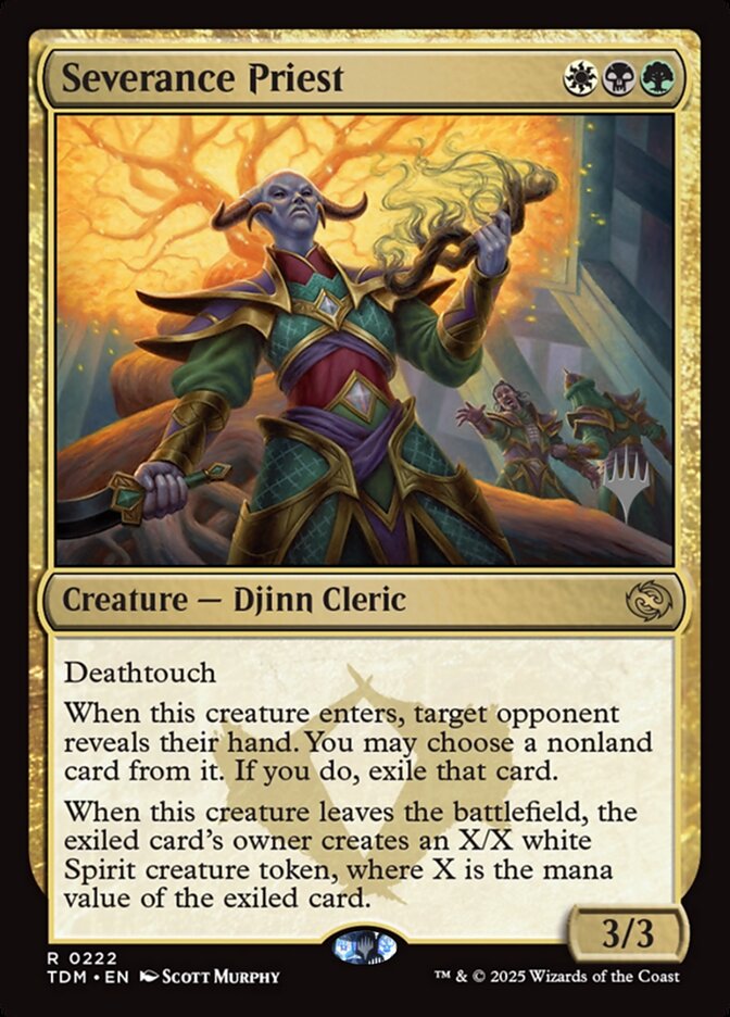 Severance Priest, Tarkir: dragonstorm promos Card Art