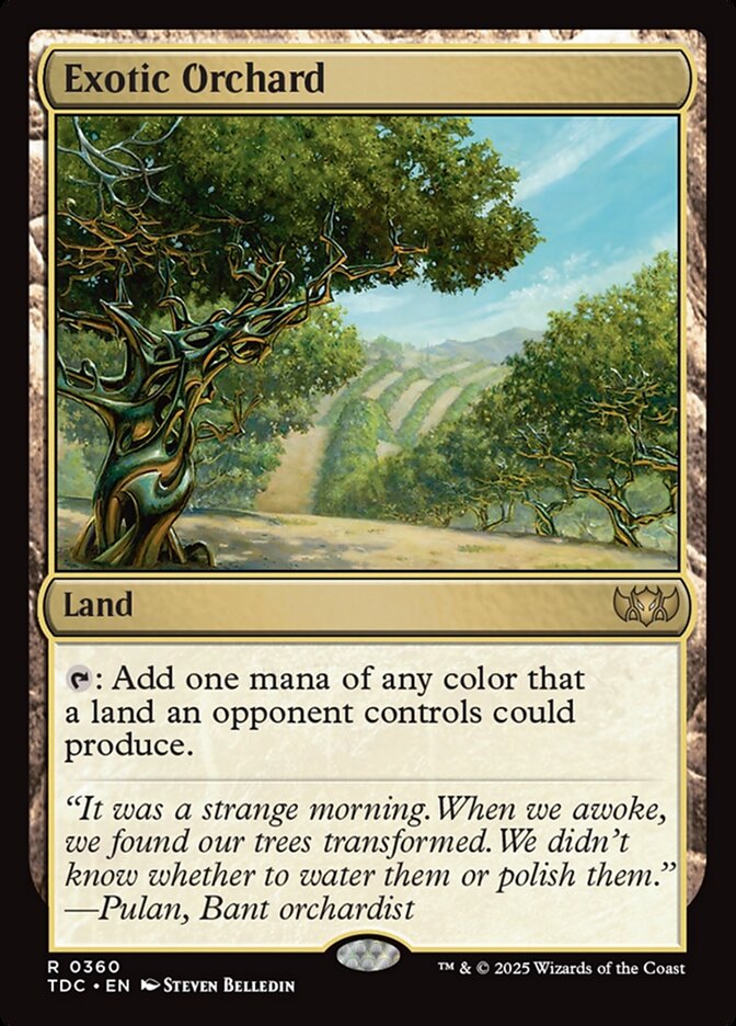 Exotic Orchard, Tarkir: Dragonstorm Commander Card Art