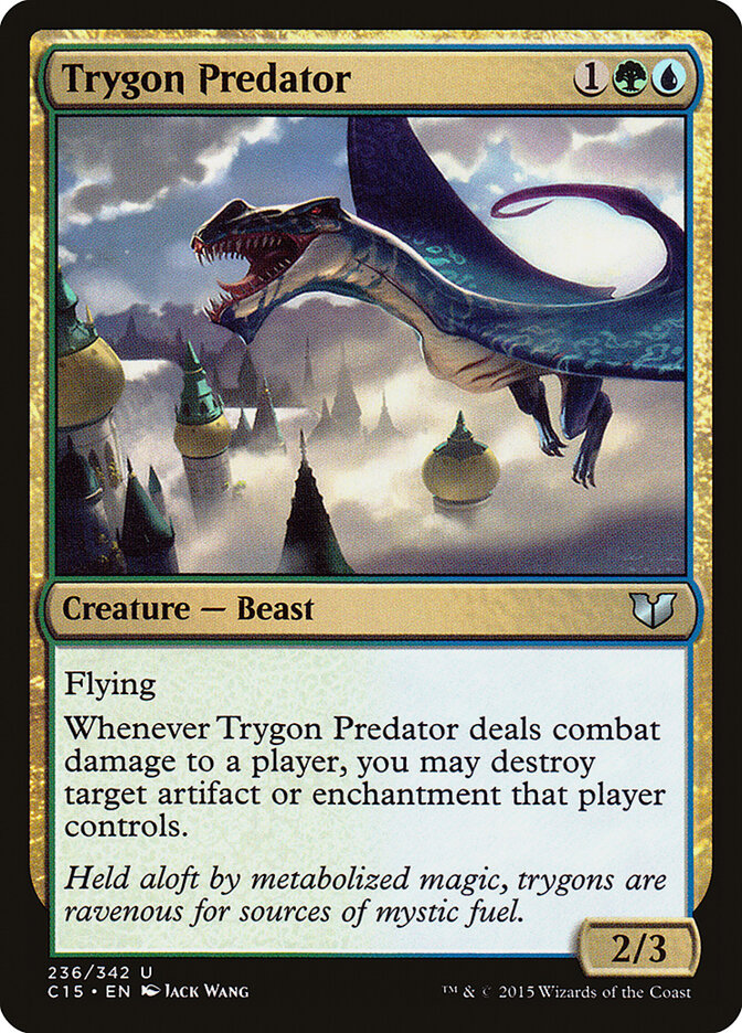 Trygon Predator, Commander 2015 Card Art