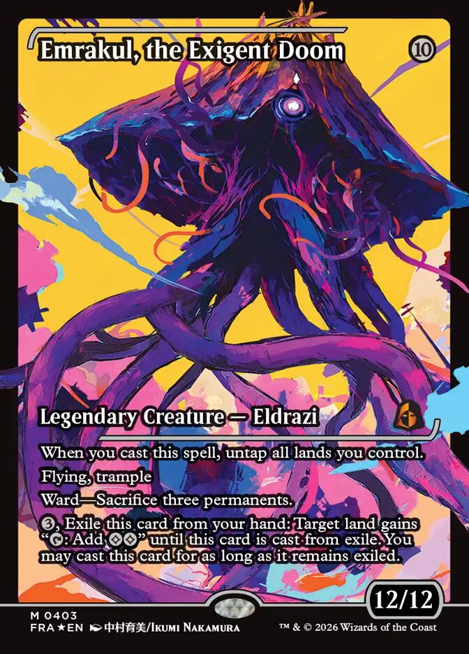Emrakul, the Exigent Doom, Reality Fracture Card Art