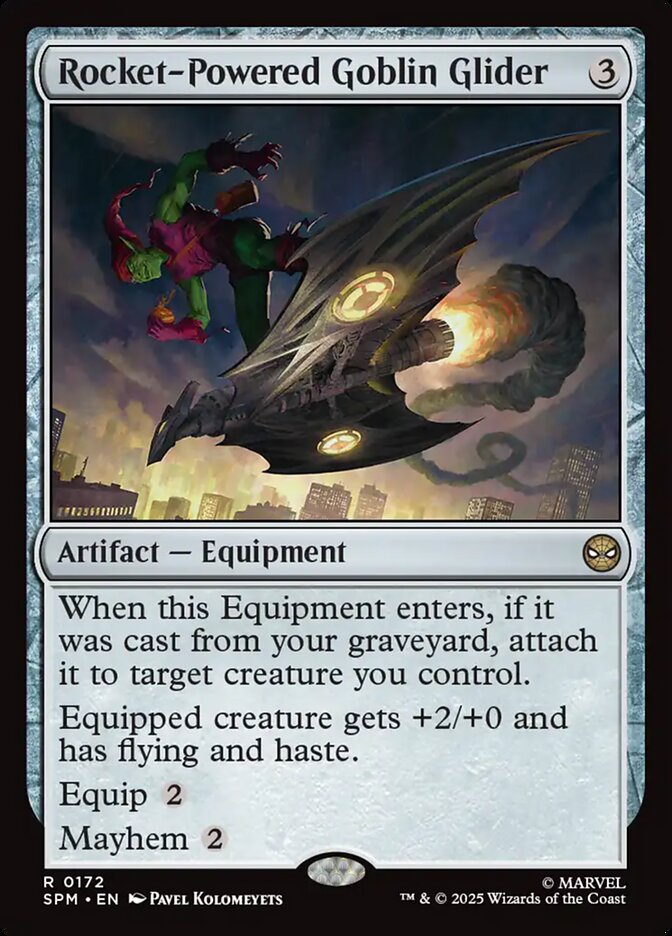 Rocket-Powered Goblin Glider, Marvel&