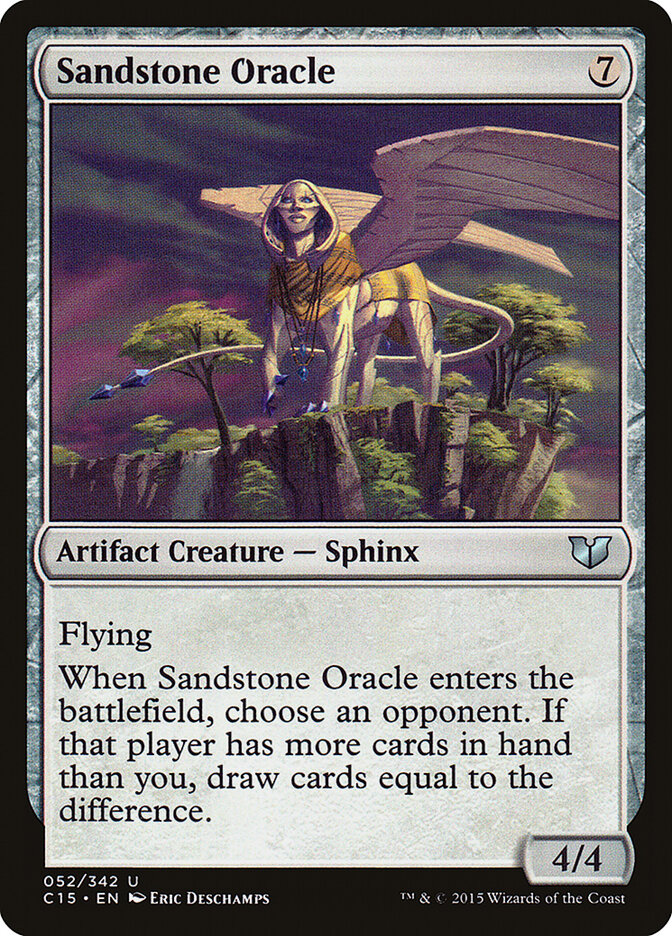 Sandstone Oracle, Commander 2015 Card Art