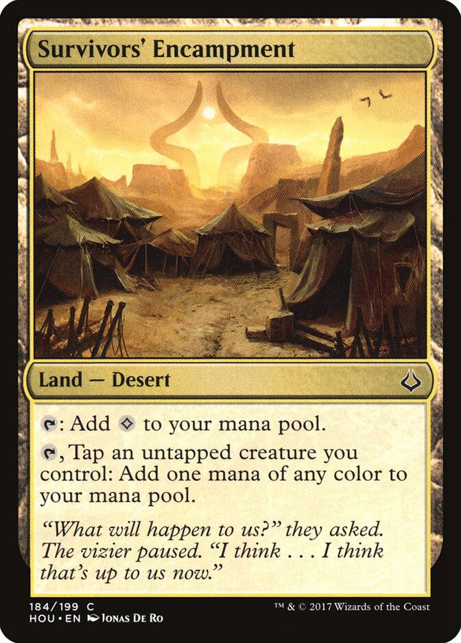 Survivors' Encampment, Hour Of Devastation Card Art