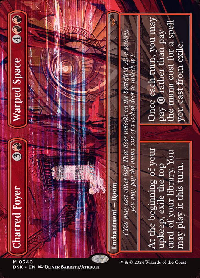 Charred Foyer // Warped Space - Foil