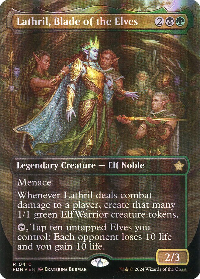Lathril, Blade of the Elves, Foundations Card Art