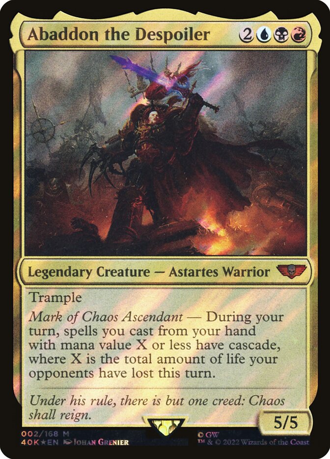 Abaddon the Despoiler - Surge Foil