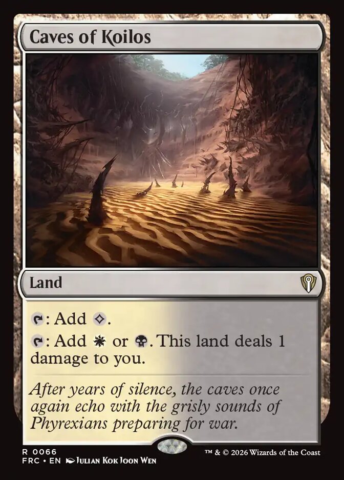 Caves of Koilos, Reality Fracture Commander Card Art