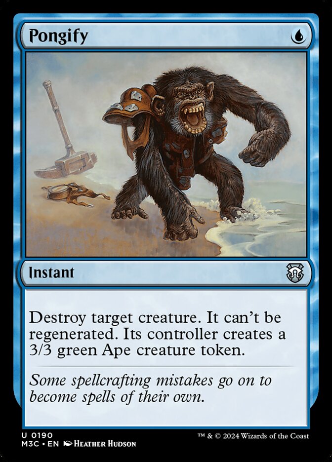 Pongify, Modern Horizons 3 Commander Card Art