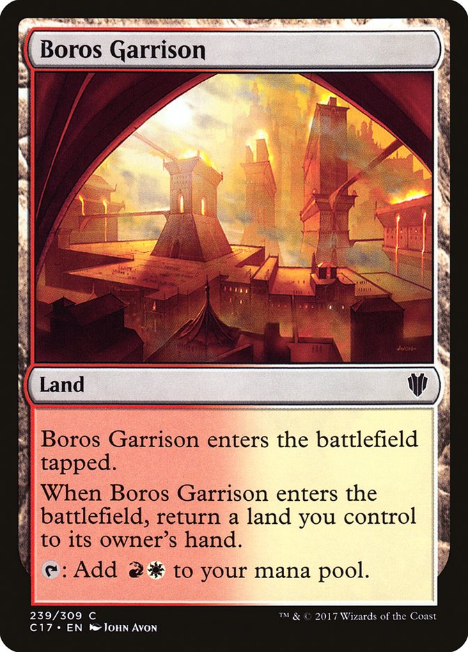 Boros Garrison, Commander 2017 Card Art
