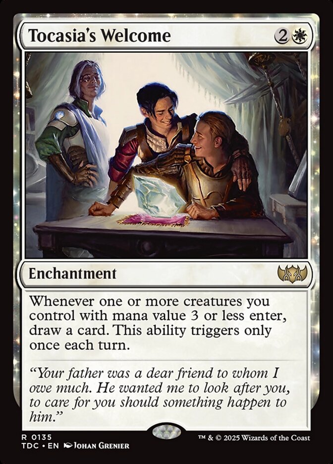Tocasia's Welcome, Tarkir: dragonstorm commander Card Art