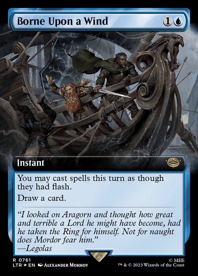 Borne Upon a Wind, The Lord Of The Rings: Tales Of Middle-Earth Card Art