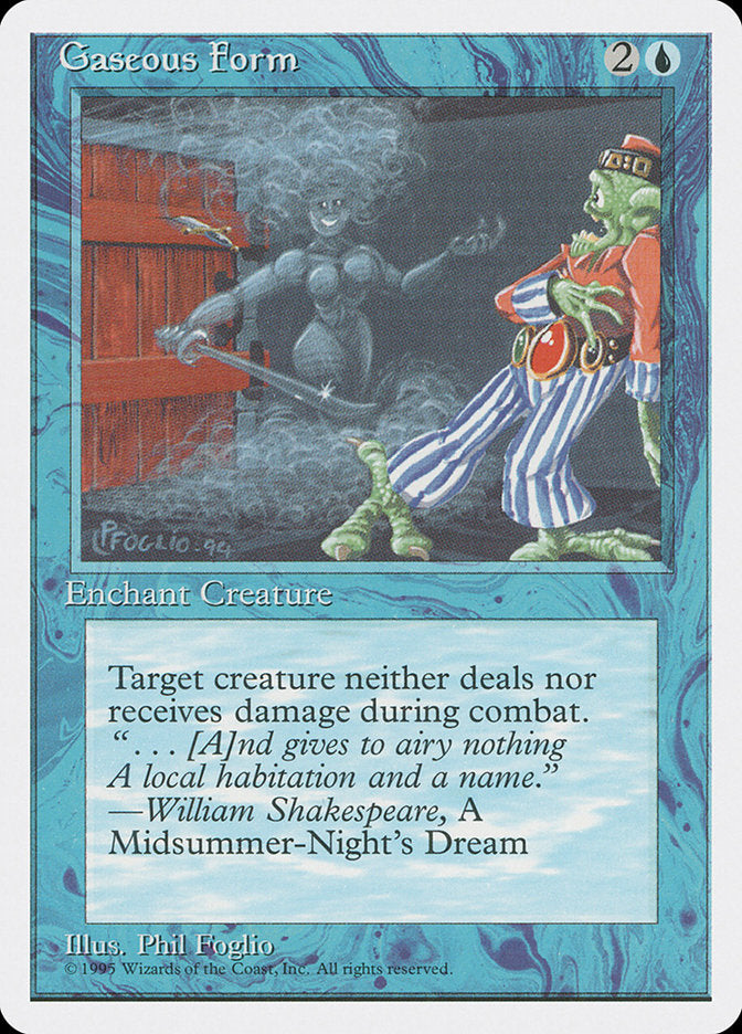 Gaseous Form, Fourth edition Card Art
