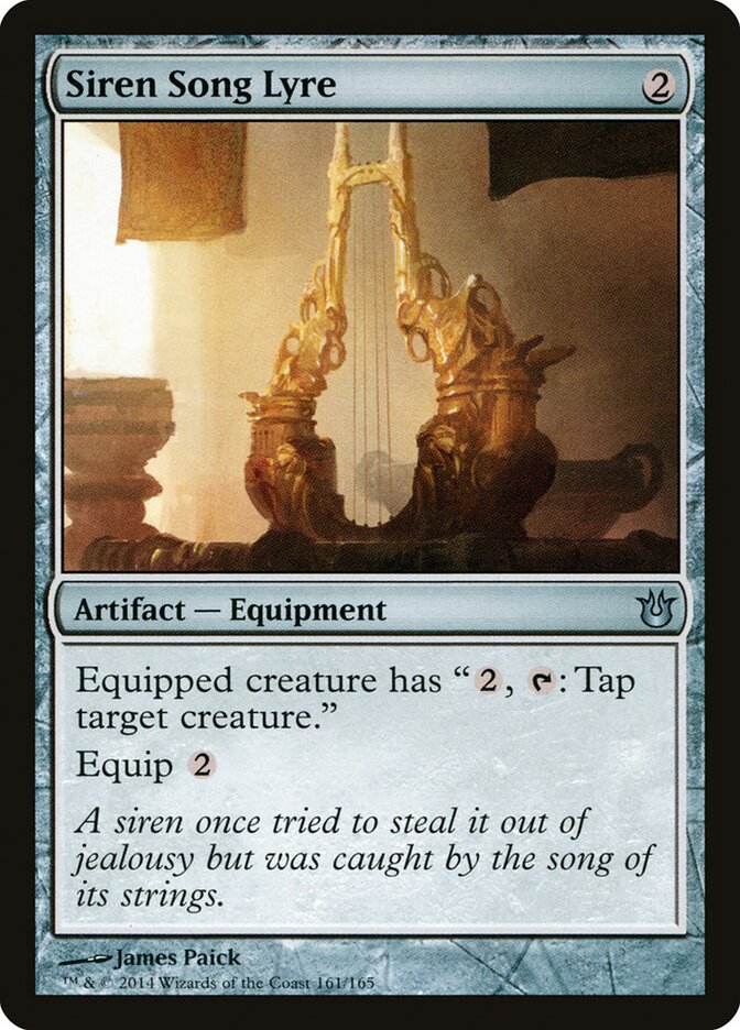 Siren Song Lyre, Born Of The Gods Card Art