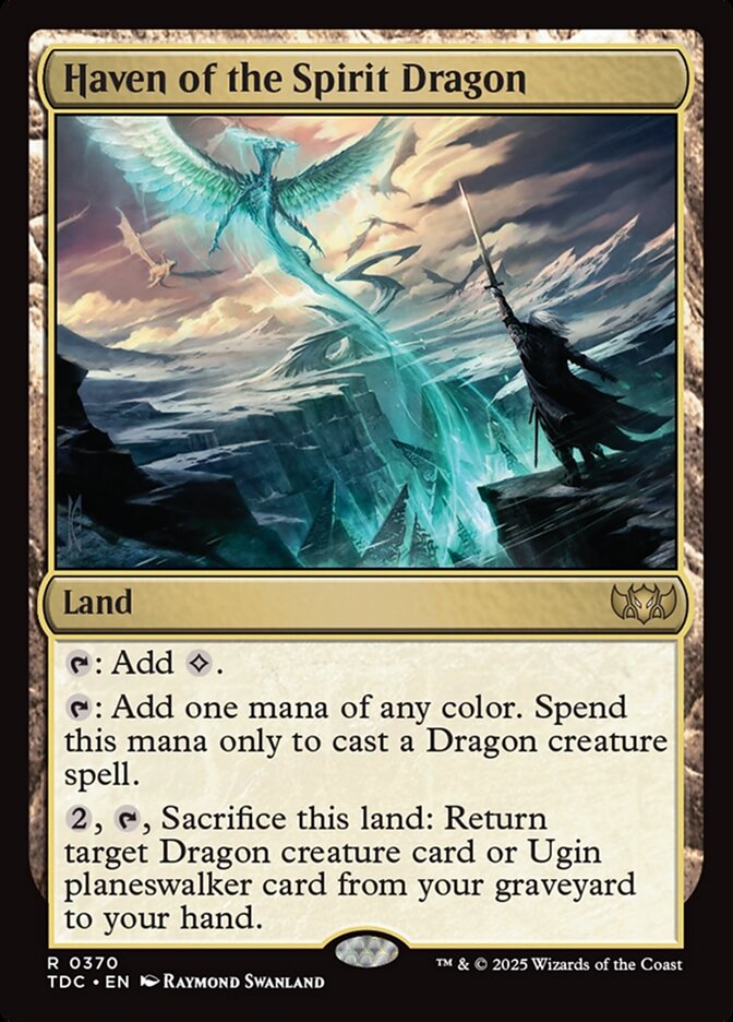 Haven of the Spirit Dragon, Tarkir: dragonstorm commander Card Art