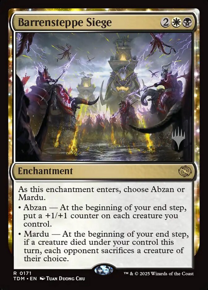 Barrensteppe Siege, Tarkir: Dragonstorm Promos Card Art